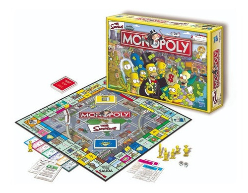 Juego De Mesa Monopoly Los Simpsons Hasbro 9770