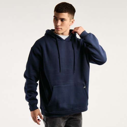 Buzo Hombre Kevingston Wind Canguro Azul