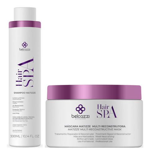 Belcazzi Hair Spa Matizze Shampoo E Máscara