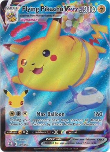 Flying Pikachu Vmax 7/25 Ultra Raro Pokemon Tcg