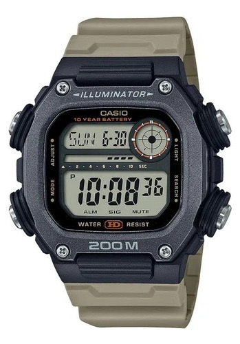 Reloj Casio Hombre Dw-291hx Malla Xl 235mm - Ø50.4mm Impacto Color De La Malla $$$ Color Del Fondo 5a