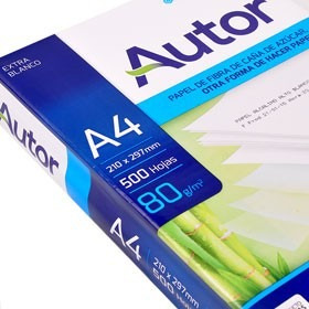 Resmas A4 Autor 80grs Caja X 10 (envío Gratis A Capital)