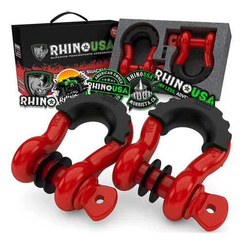 Rhino Usa D Ring Shackle 41,850lb Break Strength  3/4 Shac
