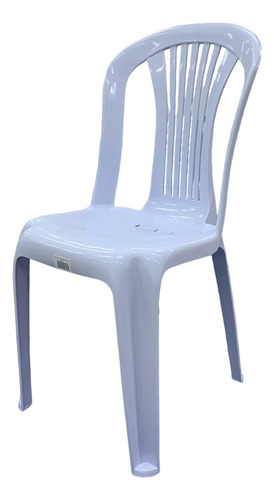 Silla Pinar De Plastico Blanco Hueso Sin Posabrazo Jardin