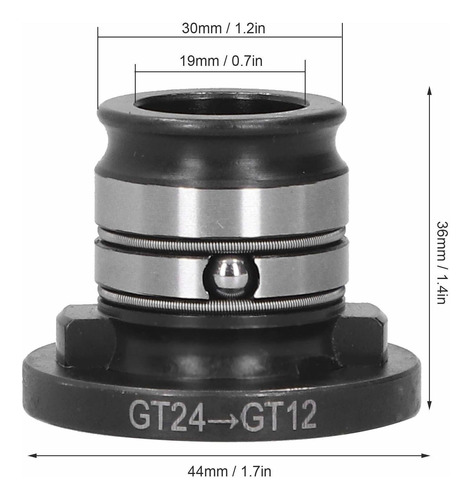 Gt24 Gt12 Collet Adapter High Speed Steel For Tapping