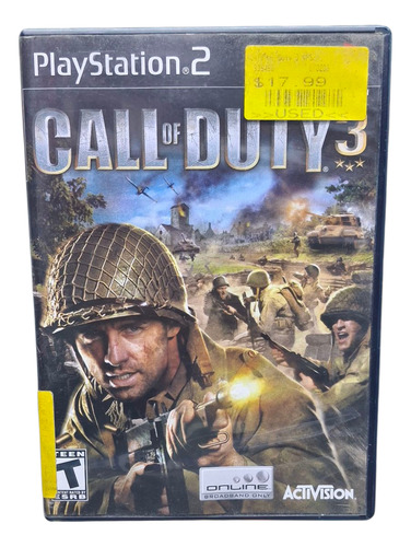Call Of Duty 3 Para Playstation 2 Ps2 Fisico (Reacondicionado)