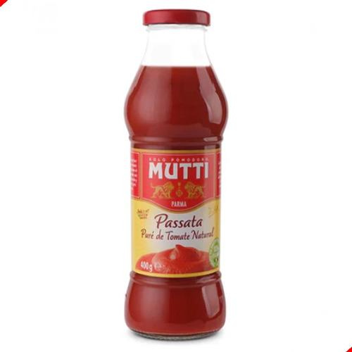 Mutti Passata Pure De Tomate Natural 400g - g a $62
