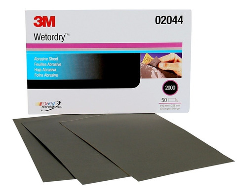 3m Pack 50 Pzs Imperial Wetordry 5.5  Grano P2000 02044