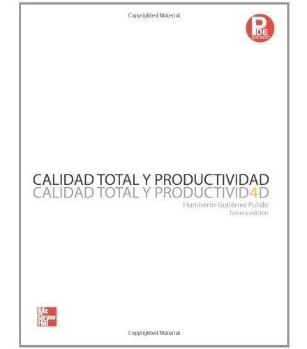 Calidad Total Y Productividad (3 Edicion)