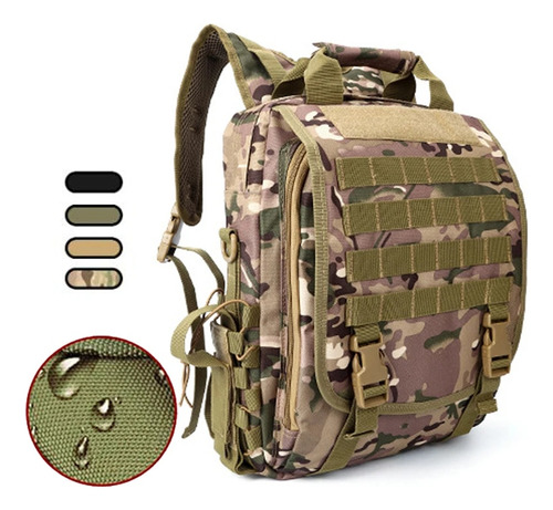 Mochila Táctica Militar Molle Army Bandolera Airsoft