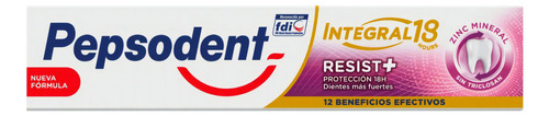 Pack 4 Unid. Pepsodent Integral 18 Hrs 96g (75ml) C/u