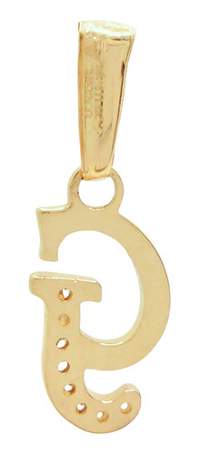 Dije Inicial Letra G Oro 14k Tamaño 2cm + Cadena De Regalo