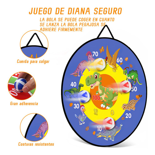Juego De Dardos Para Niños, Tablero De Dardos De Bola