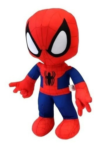 Marvel Peluche Interactivo Spiderman Con Sonidos Marca Ruz Color Rojo