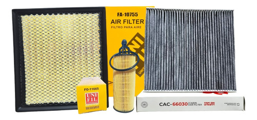 Kit Filtros Jeep Grand Cherokee 3.6 2014-2018 Air Acei & Cab