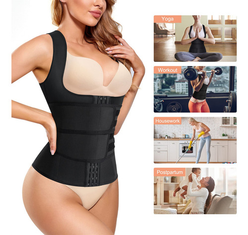 Zh Chaleco De Entrenamiento De Cintura Para Mujer, Corsé,