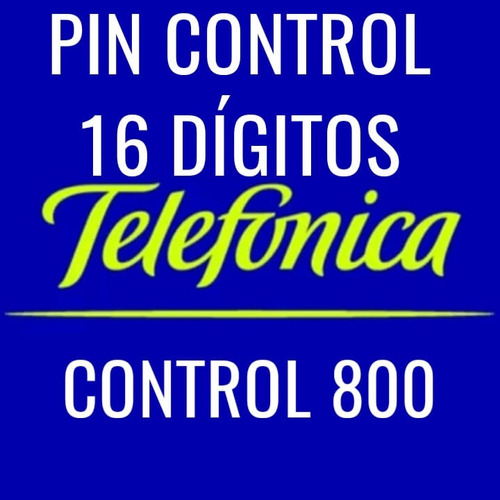 Tarjeta Control /pin Control / Movistar Geo 