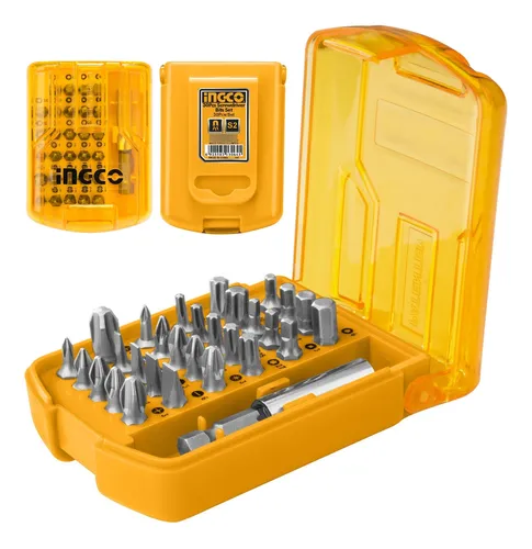 Juego Set 29 Puntas Atorn + Prolongador Ingco