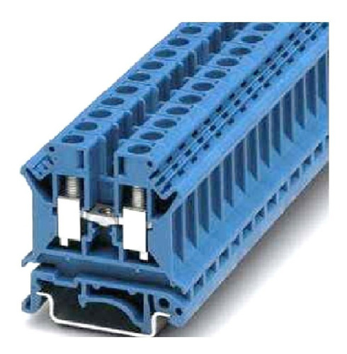 Borne Conexion 6mm (pack 10 Unidades) Azul / Diacon