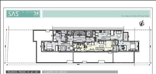 Imagen 4 de 10 de Monoambiente En Pocitos , Excelente Ubicación Y Calidad De Construcción
