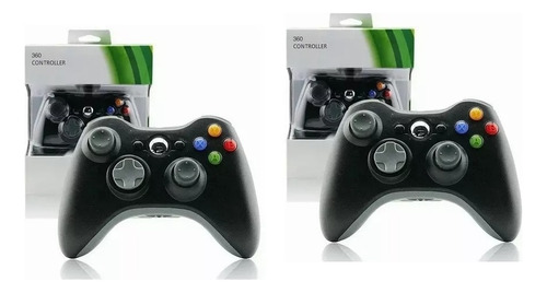 2x Control Alambrico Compatible Con Xbox 360 Y Pc Windows