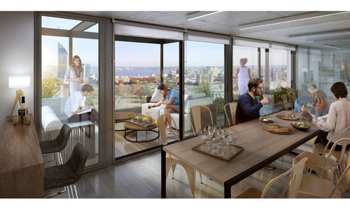 Imagen 5 de 13 de Venta Apartamento Monoambiente Cordón Torre Quorum