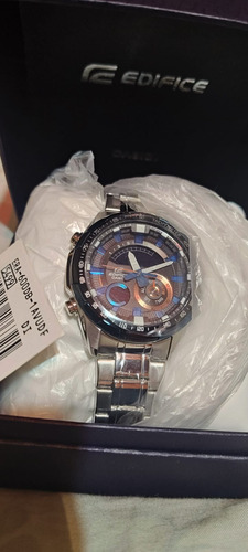 Casio Edifice Era-600db-1av Reloj Inteligente Gris Negro Mesh Plateado Azul