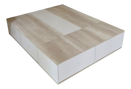 Imagen 5 de 9 de Juego Dormitorio Sommier Respaldo Base Cama Colchon 170 Cm