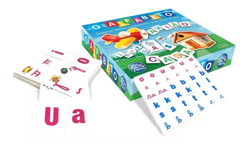 Alfabeto,Silabário,Simples,X,cm - Brinquedos E Jogos Pedagógicos e  Educativos