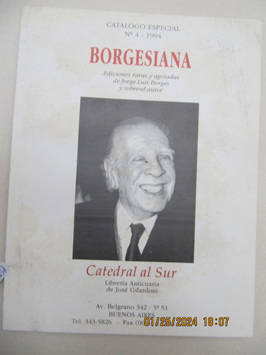 Catalogo Bibliografico Gilardoni Borgesiana 1994
