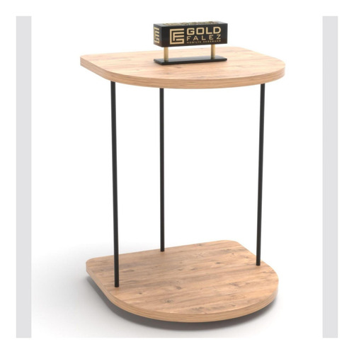 Slide De Mesa Ovalada Moderna En Forma De C Debajo Del Sofá