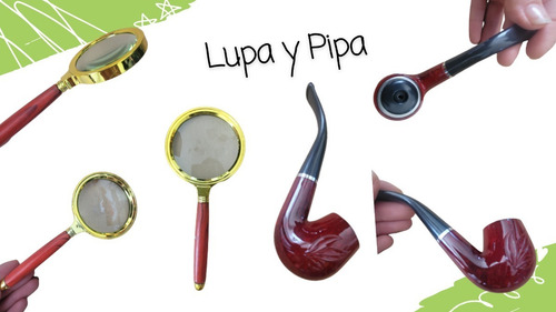 Disfraz Unisex Sherlock Holmes + Accesorios/ Alta Calidad, Gran Detalle/ Día Del Libro