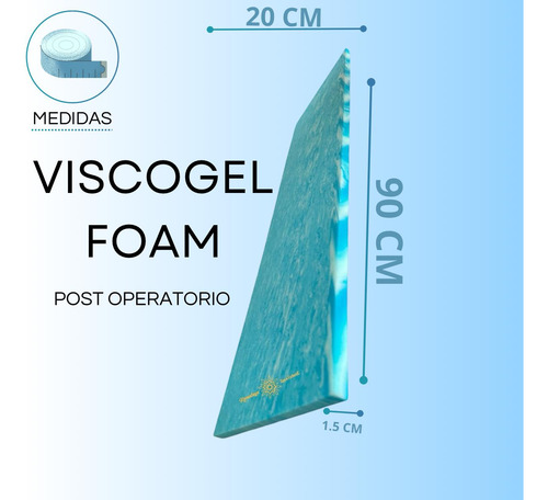 Almohada Para Recuperación De Glúteos + Memory Viscogel Foam