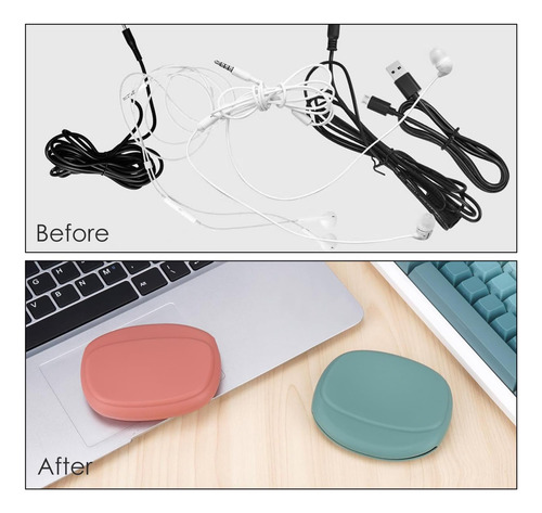 Caja De Auriculares De Silicona Reignsword 4 Pcs, Bolsa Para