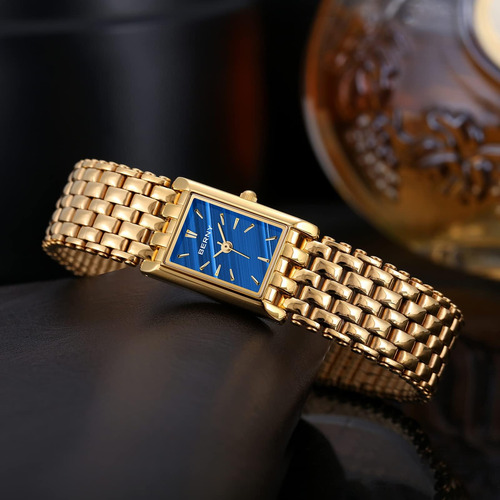 Berny Relojes De Oro Para Mujer Relojes De Pulsera De Cuarzo