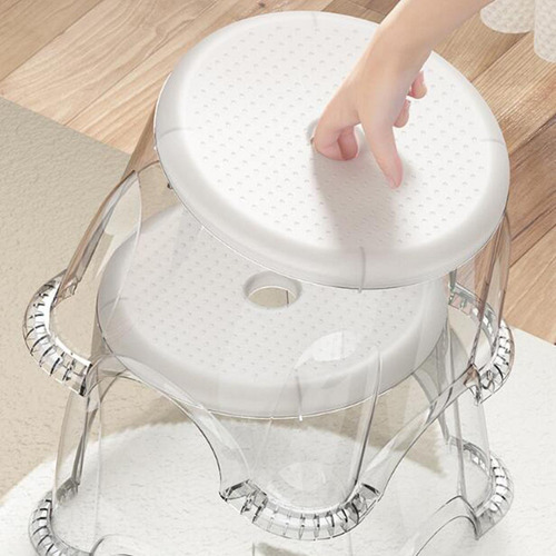 Taburete Para Niños Taburete De Banco De Ducha Blanco Medio