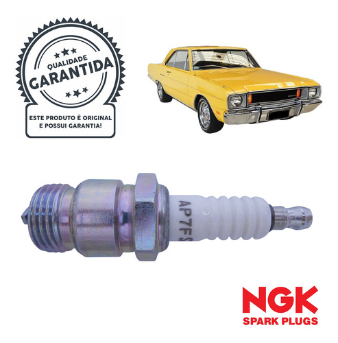 Imagem 4 de 5 de Vela De Ignição Ngk Ap7fs (dodge Charger, Dart, Magnum)