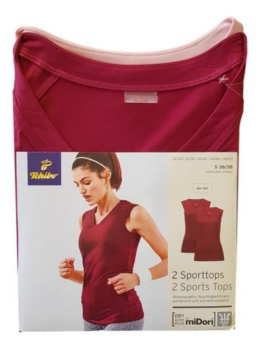 Poleras Deportivas Colores Mujer (2 Poleras)