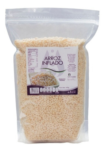Imagen 1 de 2 de Arroz Inflado 450g Sano Mundo
