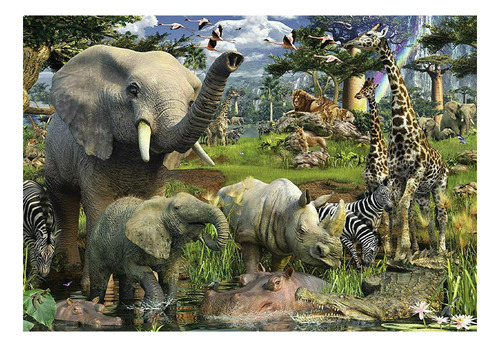 Puzzle 18000 Peças Savana Africana - Ravensburger - Imp