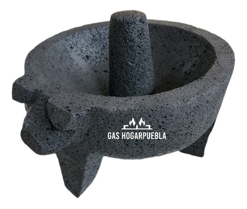 1 Molcajete  100%  Piedra Volcánica. No. 10 Artesanal