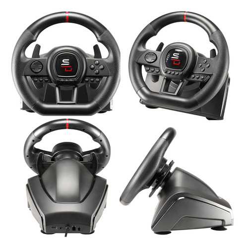 Volante Gs650-x Con Cambios Manuales Y 3 Pedales Para Xbox Y