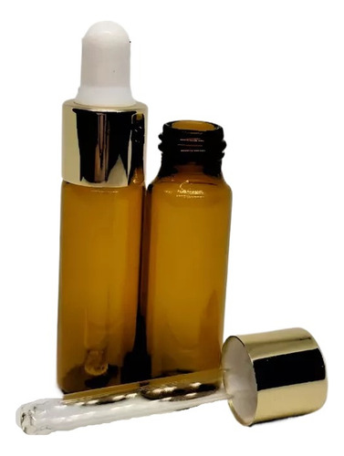 Gotero 5 Ml Vidrio Aceites Esenciales ( 25 Pzs)
