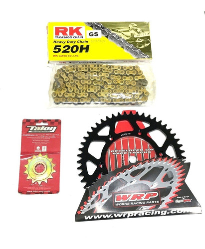 Kit Transmision Aluminio + Rk Rmz 450 14 50 D Solomototeam