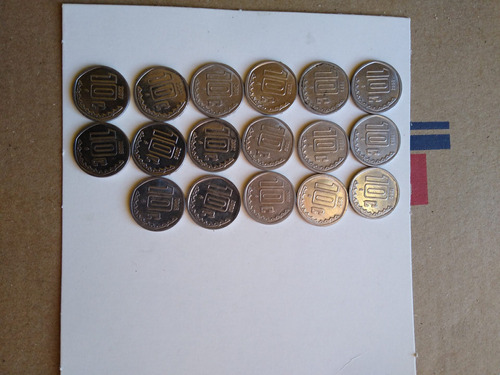 Tengo Monedas De 10 Centavos Años De 1992 Al 2008