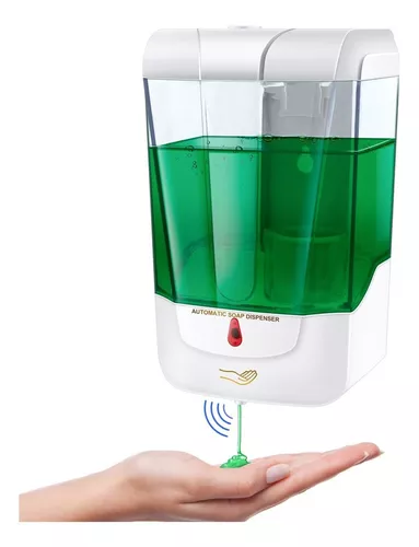 Dispensador de Jabón o Gel con Sensor 700 Ml Plastico