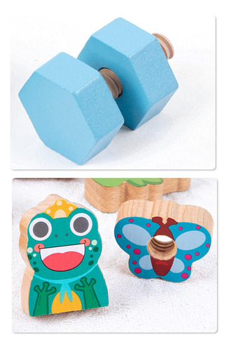 Juego De Construcción De Tornillos De Juguete Con Panda
