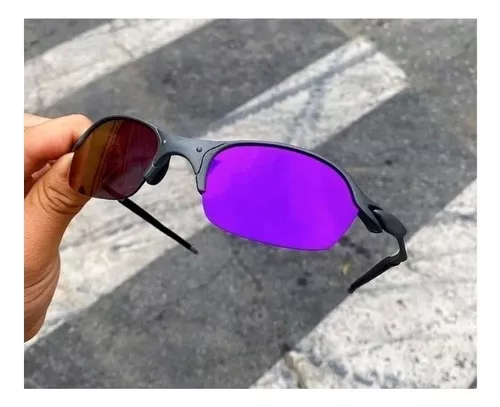 Óculos de sol Juliet plasma lentes violet kit roxo