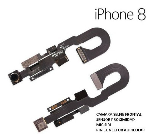 Flex Camara Frontal Sensor iPhone 8 A1863 A1905 A1906