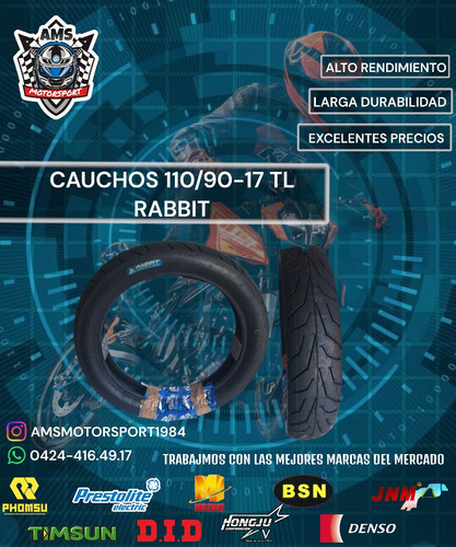 Caucho 110/90-170tl Rabbit 